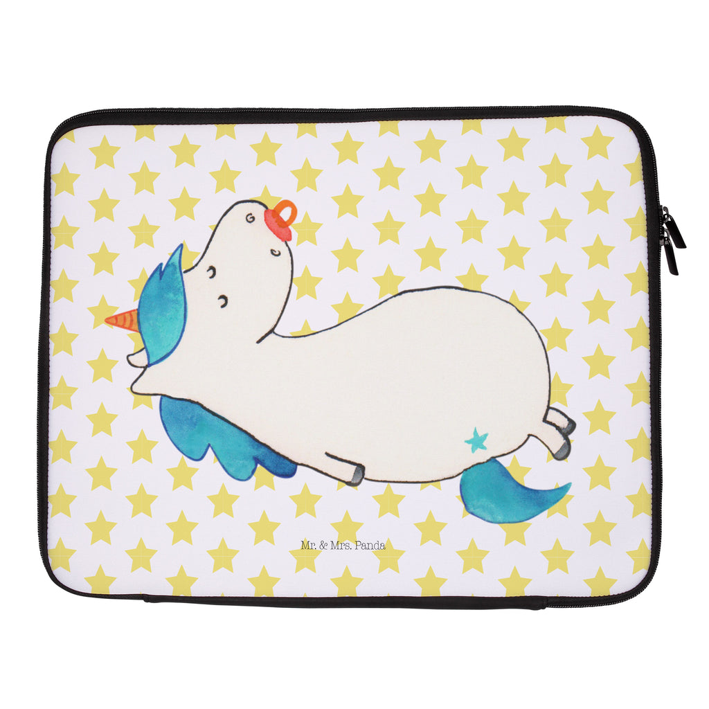 33 x 42 Notebook Tasche Einhorn Schnullie Notebook Tasche, Laptop, Computertasche, Tasche, Schutzhülle, Einhorn, Einhörner, Einhorn Deko, Pegasus, Unicorn, Baby, Kleinkind, Geburt, Geburtstag, Säugling, Schnuller, Geschenk Geburt, Mutter, Mama