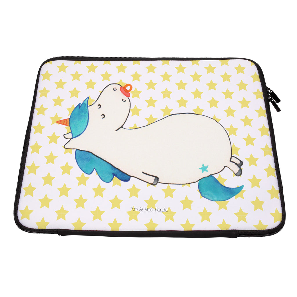 33 x 42 Notebook Tasche Einhorn Schnullie Notebook Tasche, Laptop, Computertasche, Tasche, Schutzhülle, Einhorn, Einhörner, Einhorn Deko, Pegasus, Unicorn, Baby, Kleinkind, Geburt, Geburtstag, Säugling, Schnuller, Geschenk Geburt, Mutter, Mama