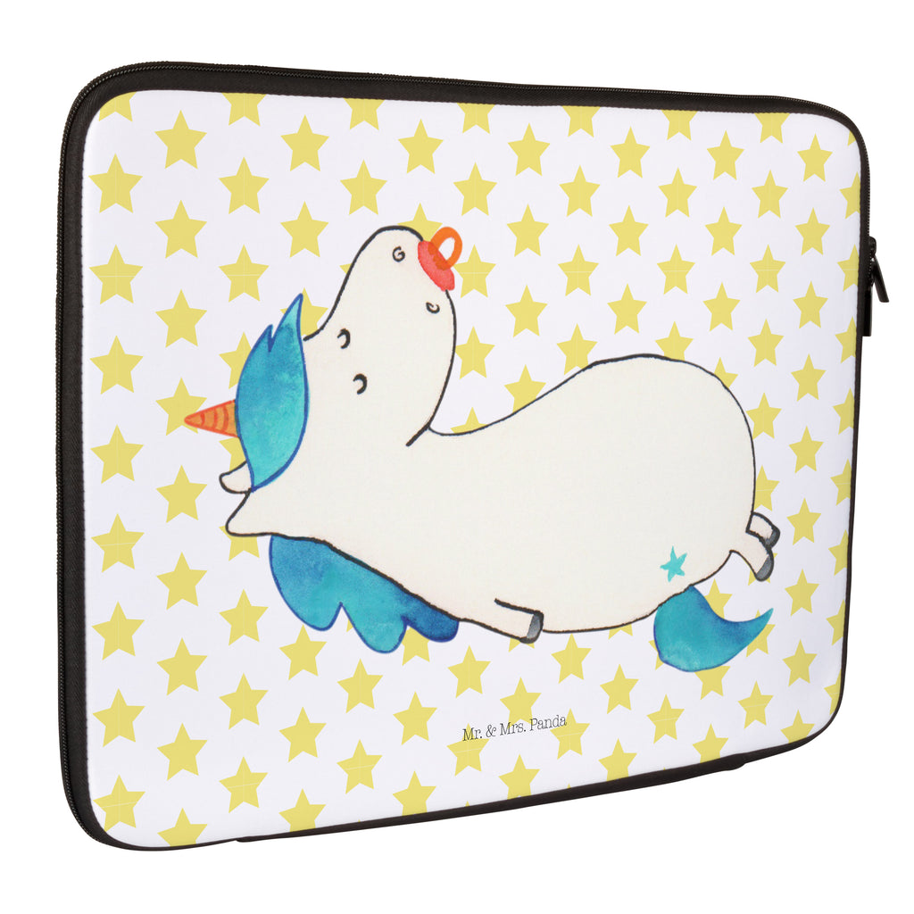 33 x 42 Notebook Tasche Einhorn Schnullie Notebook Tasche, Laptop, Computertasche, Tasche, Schutzhülle, Einhorn, Einhörner, Einhorn Deko, Pegasus, Unicorn, Baby, Kleinkind, Geburt, Geburtstag, Säugling, Schnuller, Geschenk Geburt, Mutter, Mama