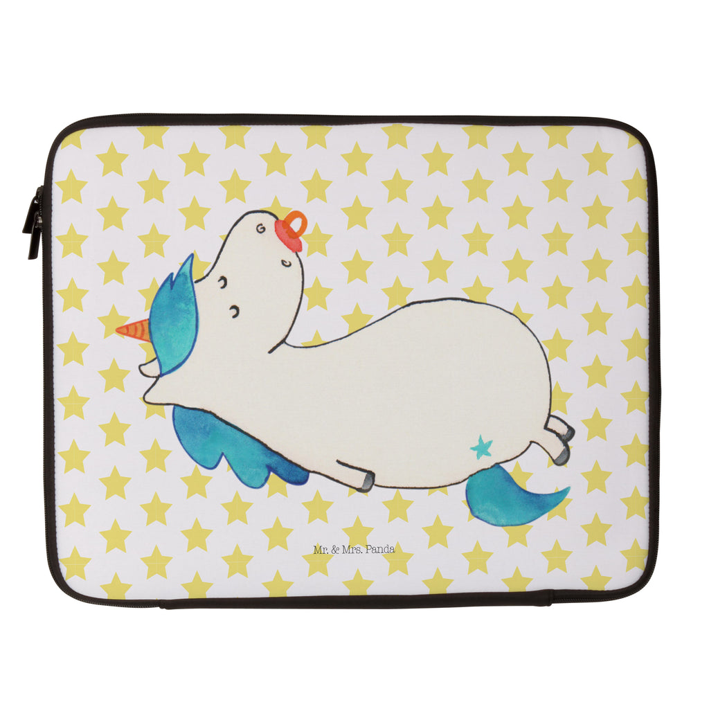 33 x 42 Notebook Tasche Einhorn Schnullie Notebook Tasche, Laptop, Computertasche, Tasche, Schutzhülle, Einhorn, Einhörner, Einhorn Deko, Pegasus, Unicorn, Baby, Kleinkind, Geburt, Geburtstag, Säugling, Schnuller, Geschenk Geburt, Mutter, Mama