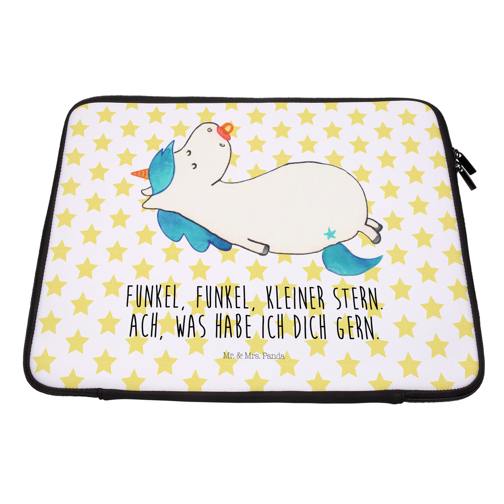 33 x 42 Notebook Tasche Einhorn Schnullie Notebook Tasche, Laptop, Computertasche, Tasche, Schutzhülle, Einhorn, Einhörner, Einhorn Deko, Pegasus, Unicorn, Baby, Kleinkind, Geburt, Geburtstag, Säugling, Schnuller, Geschenk Geburt, Mutter, Mama