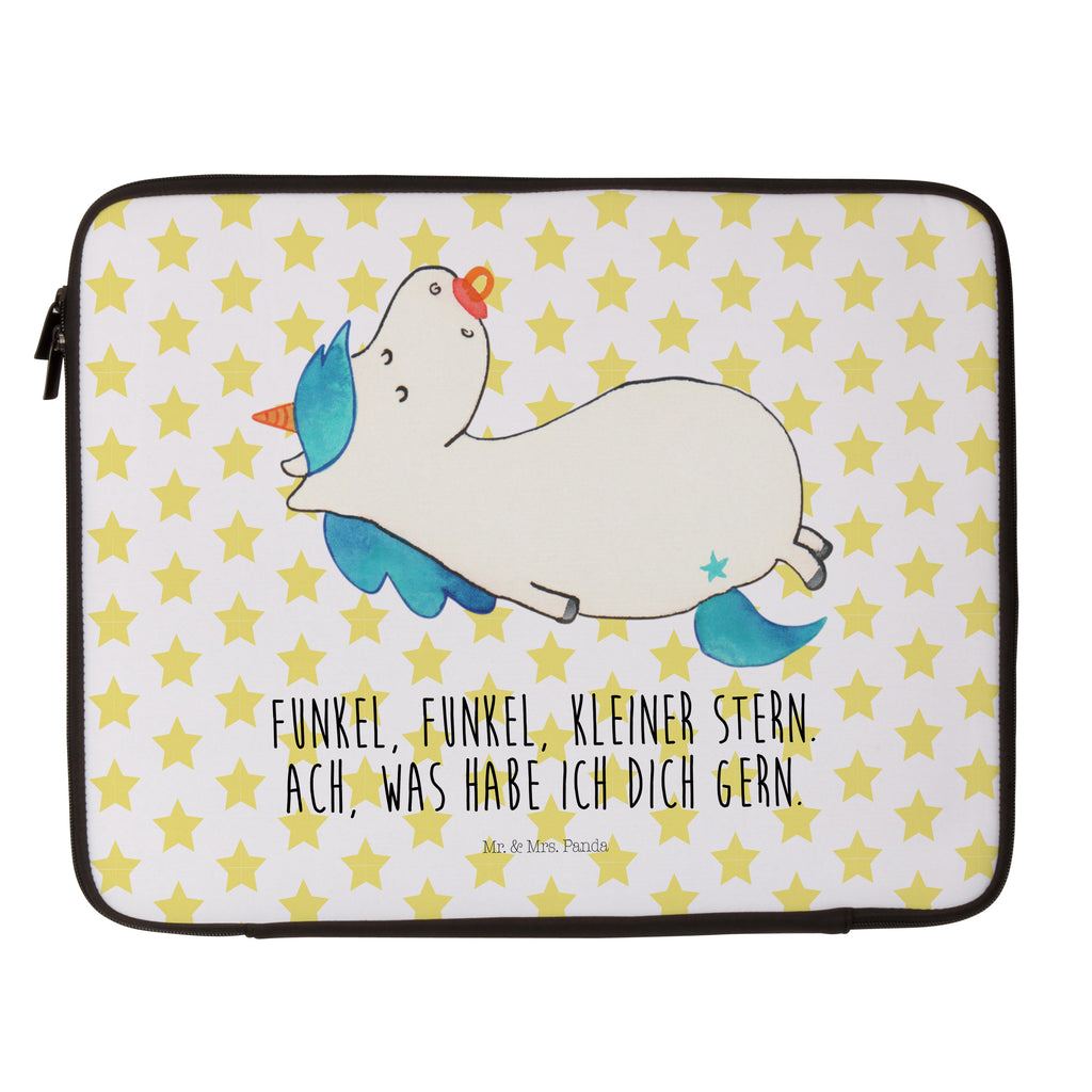 33 x 42 Notebook Tasche Einhorn Schnullie Notebook Tasche, Laptop, Computertasche, Tasche, Schutzhülle, Einhorn, Einhörner, Einhorn Deko, Pegasus, Unicorn, Baby, Kleinkind, Geburt, Geburtstag, Säugling, Schnuller, Geschenk Geburt, Mutter, Mama