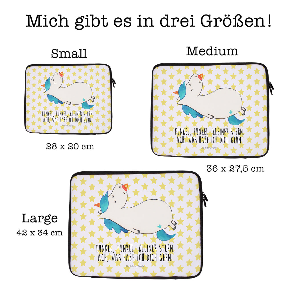 33 x 42 Notebook Tasche Einhorn Schnullie Notebook Tasche, Laptop, Computertasche, Tasche, Schutzhülle, Einhorn, Einhörner, Einhorn Deko, Pegasus, Unicorn, Baby, Kleinkind, Geburt, Geburtstag, Säugling, Schnuller, Geschenk Geburt, Mutter, Mama
