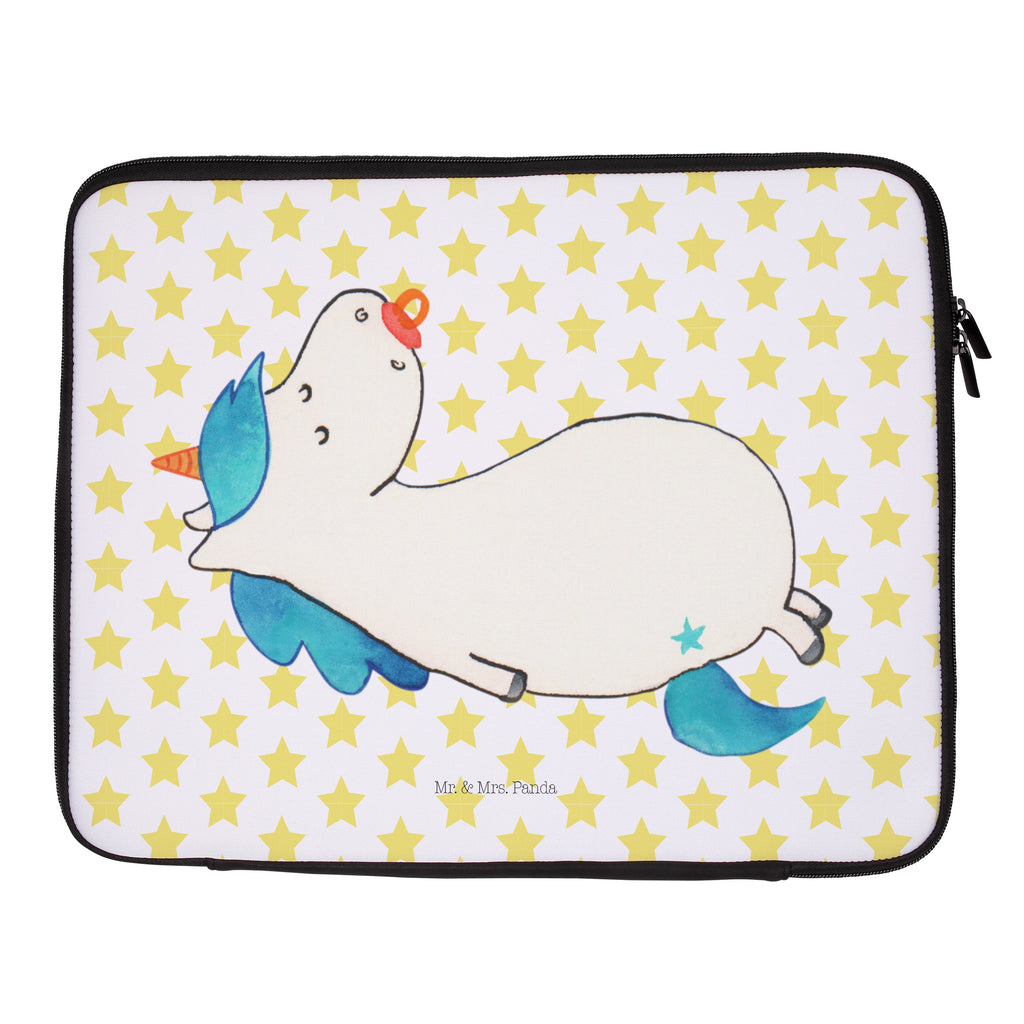 27 x 36 Notebook Tasche  Einhorn Schnullie Notebook Tasche, Laptop, Computertasche, Tasche, Damen, Schutzhülle, Einhorn, Einhörner, Einhorn Deko, Pegasus, Unicorn, Baby, Kleinkind, Geburt, Geburtstag, Säugling, Schnuller, Geschenk Geburt, Mutter, Mama