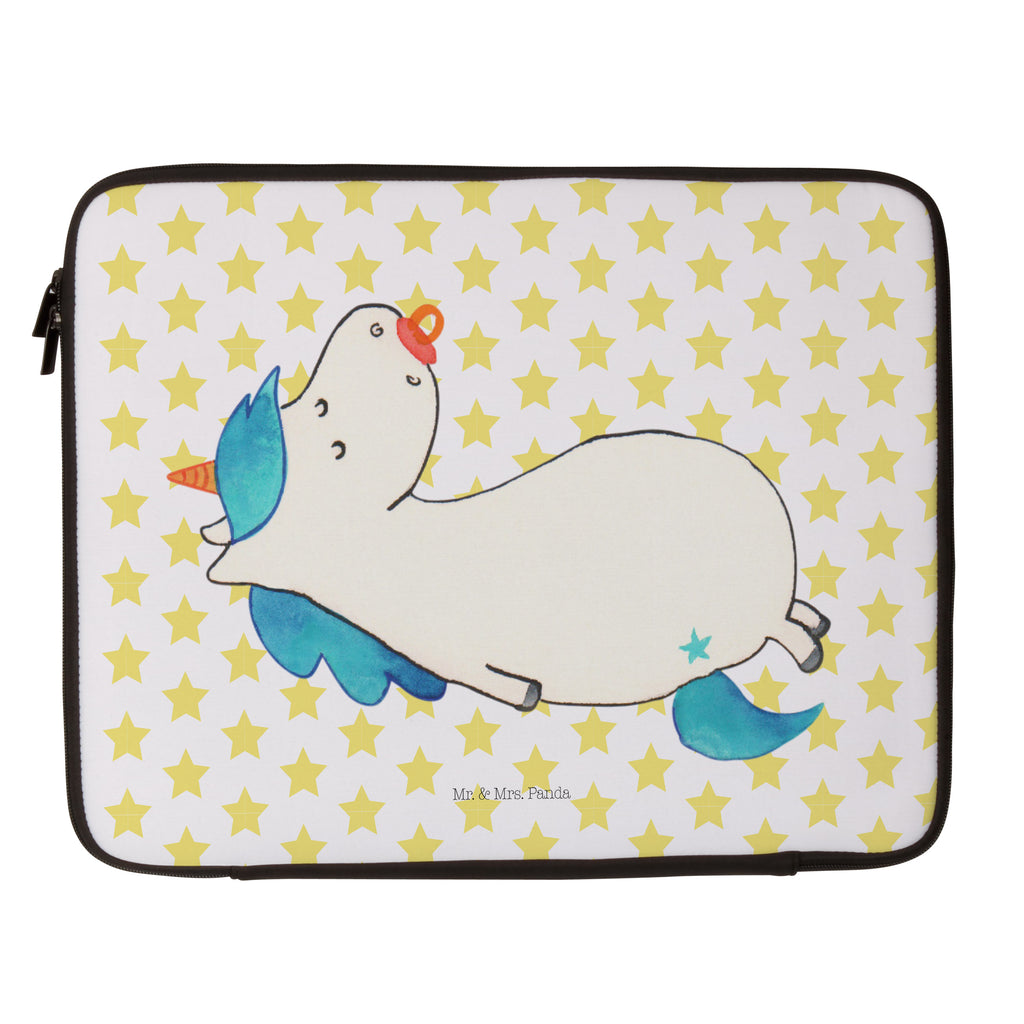 27 x 36 Notebook Tasche  Einhorn Schnullie Notebook Tasche, Laptop, Computertasche, Tasche, Damen, Schutzhülle, Einhorn, Einhörner, Einhorn Deko, Pegasus, Unicorn, Baby, Kleinkind, Geburt, Geburtstag, Säugling, Schnuller, Geschenk Geburt, Mutter, Mama