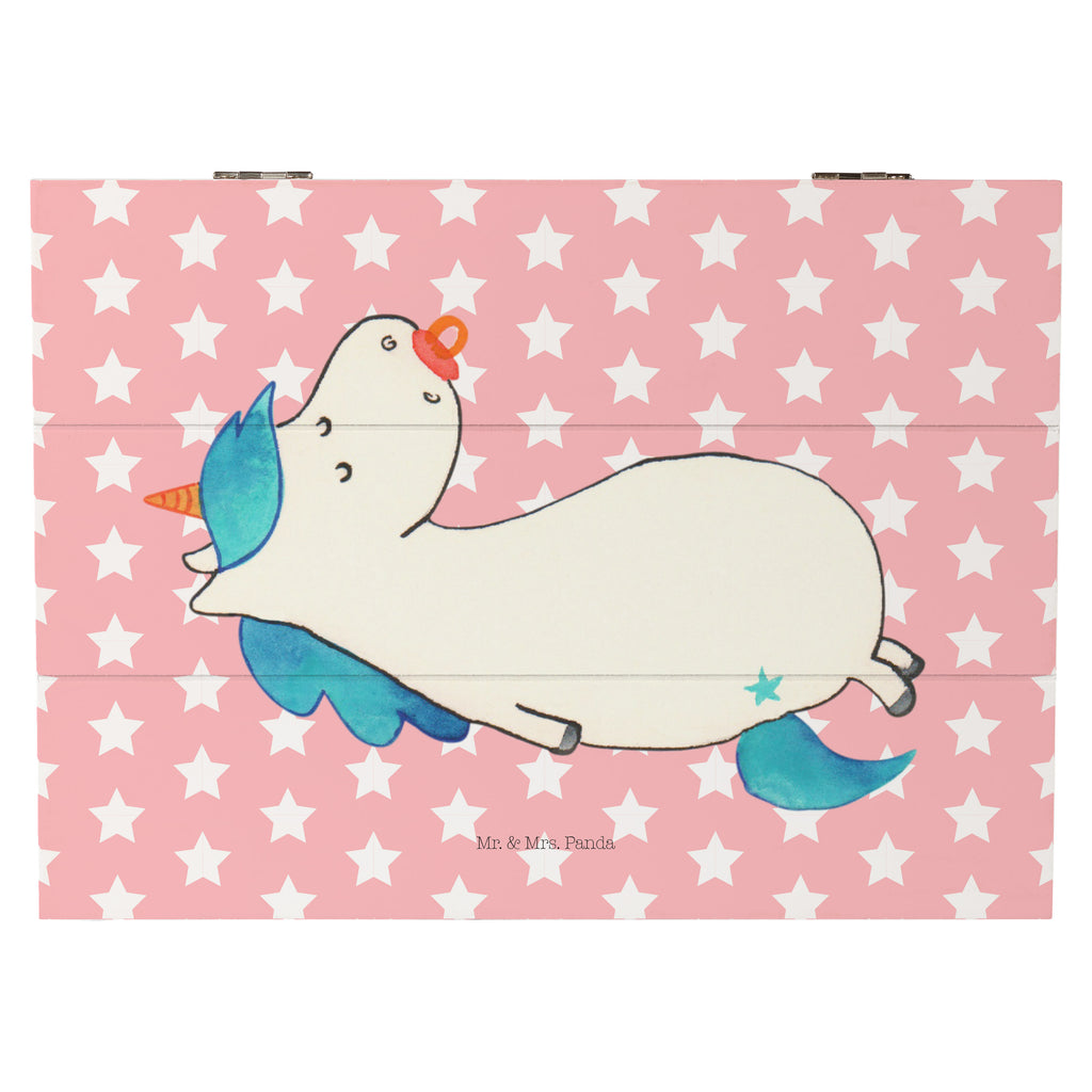 Holzkiste Einhorn Schnullie Holzkiste, Kiste, Schatzkiste, Truhe, Schatulle, XXL, Erinnerungsbox, Erinnerungskiste, Dekokiste, Aufbewahrungsbox, Einhorn, Einhörner, Einhorn Deko, Pegasus, Unicorn, Baby, Kleinkind, Geburt, Geburtstag, Säugling, Schnuller, Geschenk Geburt, Mutter, Mama