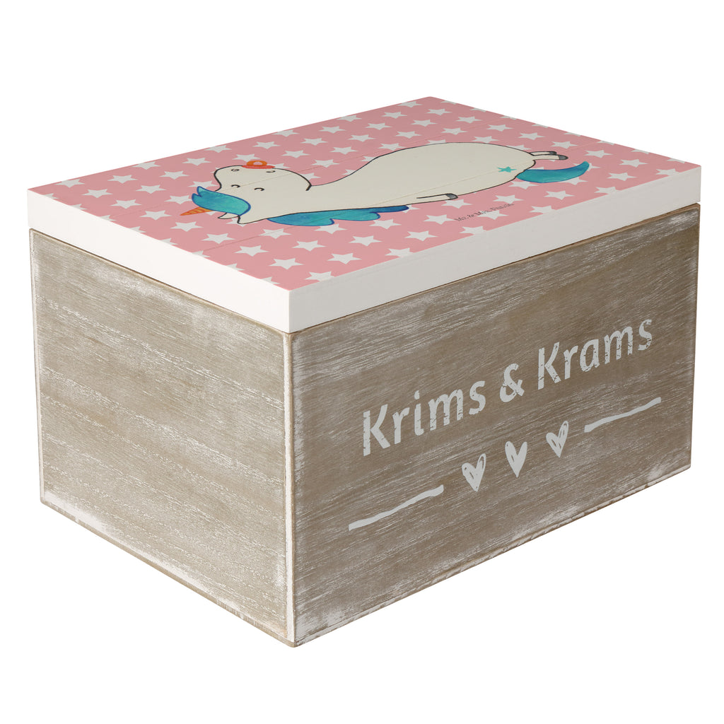 Holzkiste Einhorn Schnullie Holzkiste, Kiste, Schatzkiste, Truhe, Schatulle, XXL, Erinnerungsbox, Erinnerungskiste, Dekokiste, Aufbewahrungsbox, Einhorn, Einhörner, Einhorn Deko, Pegasus, Unicorn, Baby, Kleinkind, Geburt, Geburtstag, Säugling, Schnuller, Geschenk Geburt, Mutter, Mama