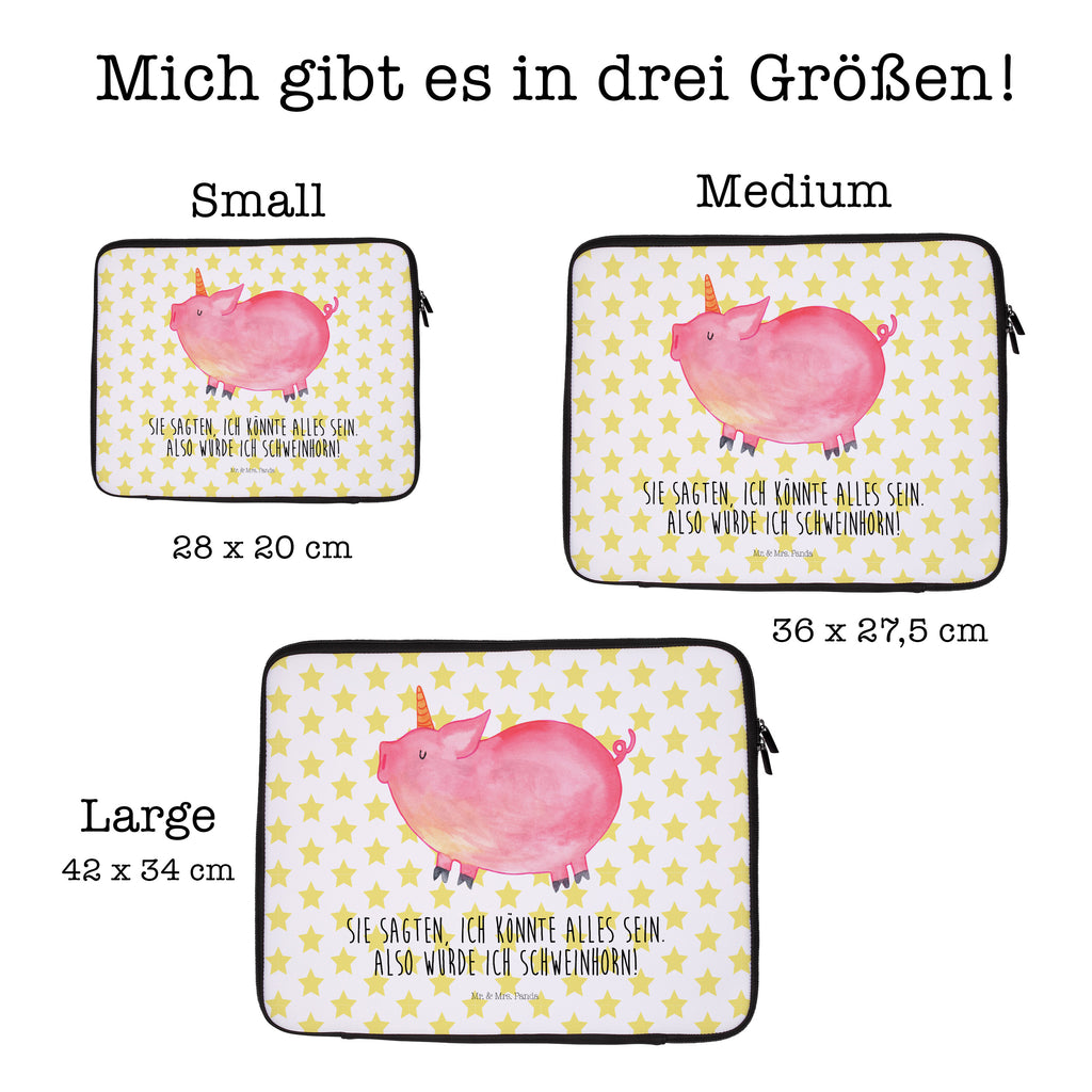 20 x 28 Notebook Tasche  Einhorn Schweinhorn Notebook Tasche, Laptop, Computertasche, Tasche, Einhorn, Einhörner, Einhorn Deko, Pegasus, Unicorn, Party, Spaß, Schwein, Schweinhorn, Bauer, witzig. lustig, Spruch, geschenk, Pig, Piggy, funny, english, englisch
