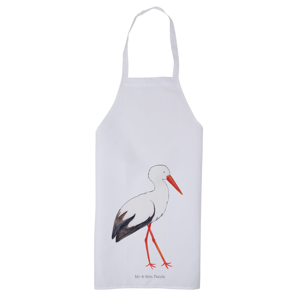 Kochschürze Storch Schürze, Backschürze, Küchenschürze, Grillschürze, Latzschürze, Tiermotive, Gute Laune, lustige Sprüche, Tiere, Storch, Störche, Schwangerschaft, Geburt, Mutter, Mütter, Mutter werden, Schwanger, Babybauch, Baby