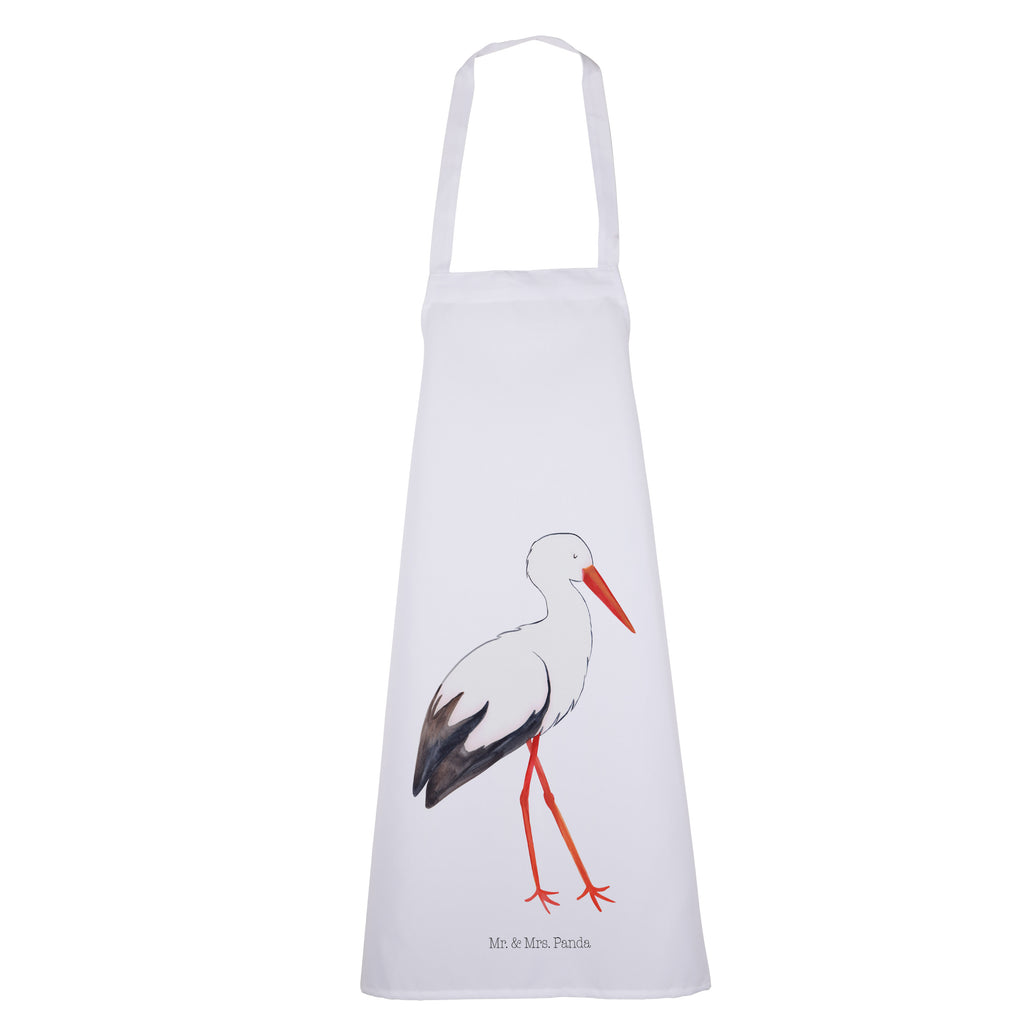 Kochschürze Storch Schürze, Backschürze, Küchenschürze, Grillschürze, Latzschürze, Tiermotive, Gute Laune, lustige Sprüche, Tiere, Storch, Störche, Schwangerschaft, Geburt, Mutter, Mütter, Mutter werden, Schwanger, Babybauch, Baby