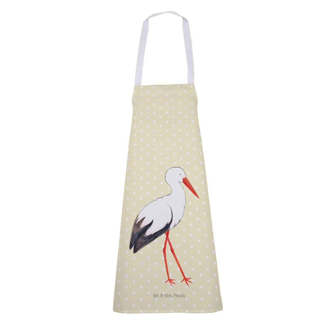Kochschürze Storch Schürze, Backschürze, Küchenschürze, Grillschürze, Latzschürze, Tiermotive, Gute Laune, lustige Sprüche, Tiere, Storch, Störche, Schwangerschaft, Geburt, Mutter, Mütter, Mutter werden, Schwanger, Babybauch, Baby