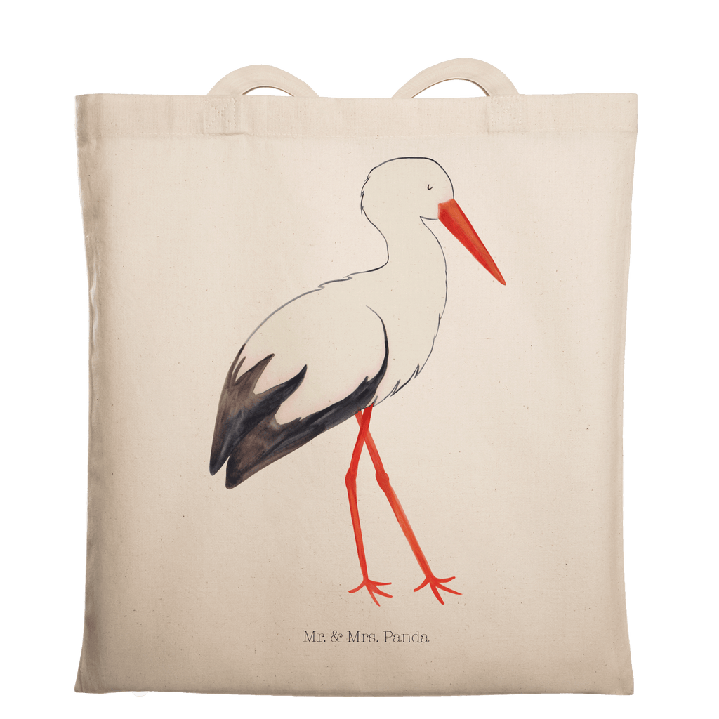 Tragetasche Storch Beuteltasche, Beutel, Einkaufstasche, Jutebeutel, Stoffbeutel, Tiermotive, Gute Laune, lustige Sprüche, Tiere, Storch, Störche, Schwangerschaft, Geburt, Mutter, Mütter, Mutter werden, Schwanger, Babybauch, Baby