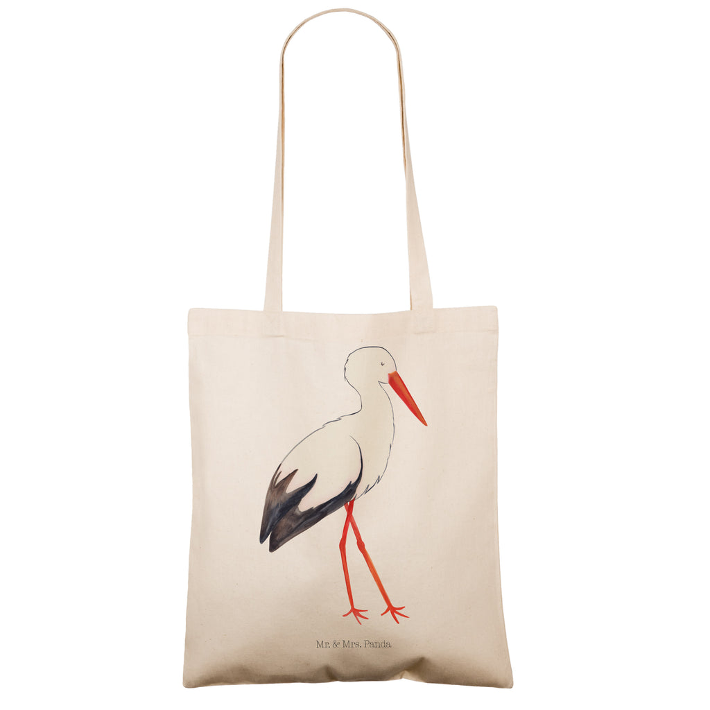 Tragetasche Storch Beuteltasche, Beutel, Einkaufstasche, Jutebeutel, Stoffbeutel, Tiermotive, Gute Laune, lustige Sprüche, Tiere, Storch, Störche, Schwangerschaft, Geburt, Mutter, Mütter, Mutter werden, Schwanger, Babybauch, Baby
