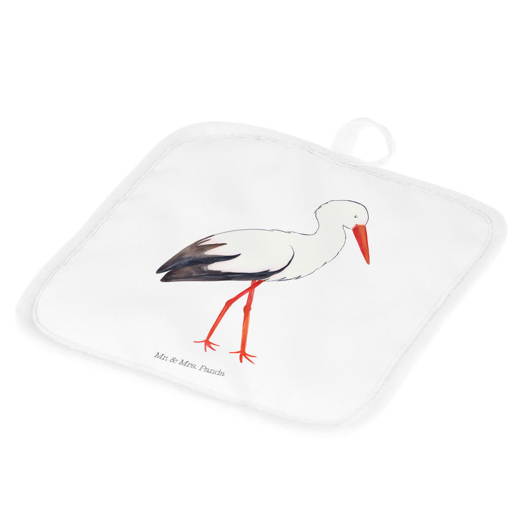 2er Set Topflappen  Storch Topflappen, Topfuntersetzer, Ofenhandschuh, Topflappen Set, Topflappen lustig, Topflappen mit Spruch, Tiermotive, Gute Laune, lustige Sprüche, Tiere, Storch, Störche, Schwangerschaft, Geburt, Mutter, Mütter, Mutter werden, Schwanger, Babybauch, Baby