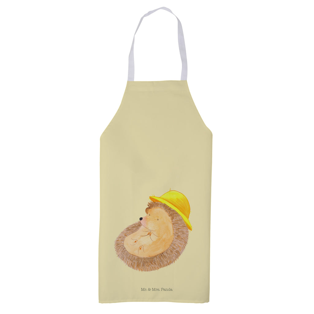 Kochschürze Igel betet Schürze, Backschürze, Küchenschürze, Grillschürze, Latzschürze, Tiermotive, Gute Laune, lustige Sprüche, Tiere, Igel, Igel mit Hut, Sonnenhut, Gott, Amen, beten, Leben, Dankbarkeit, Dankbar sein, dankbar, genießen