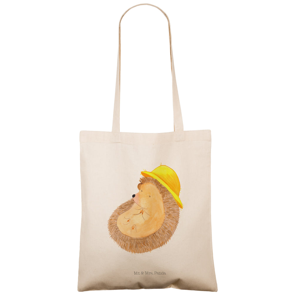Tragetasche Igel betet Beuteltasche, Beutel, Einkaufstasche, Jutebeutel, Stoffbeutel, Tiermotive, Gute Laune, lustige Sprüche, Tiere, Igel, Igel mit Hut, Sonnenhut, Gott, Amen, beten, Leben, Dankbarkeit, Dankbar sein, dankbar, genießen
