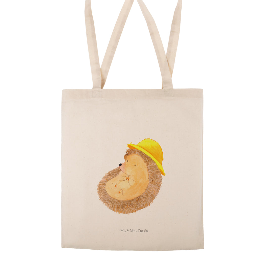 Tragetasche Igel betet Beuteltasche, Beutel, Einkaufstasche, Jutebeutel, Stoffbeutel, Tiermotive, Gute Laune, lustige Sprüche, Tiere, Igel, Igel mit Hut, Sonnenhut, Gott, Amen, beten, Leben, Dankbarkeit, Dankbar sein, dankbar, genießen
