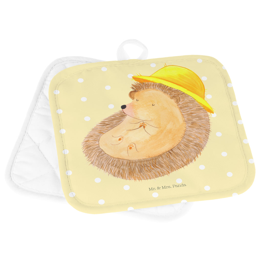 2er Set Topflappen  Igel betet Topflappen, Topfuntersetzer, Ofenhandschuh, Topflappen Set, Topflappen lustig, Topflappen mit Spruch, Tiermotive, Gute Laune, lustige Sprüche, Tiere, Igel, Igel mit Hut, Sonnenhut, Gott, Amen, beten, Leben, Dankbarkeit, Dankbar sein, dankbar, genießen