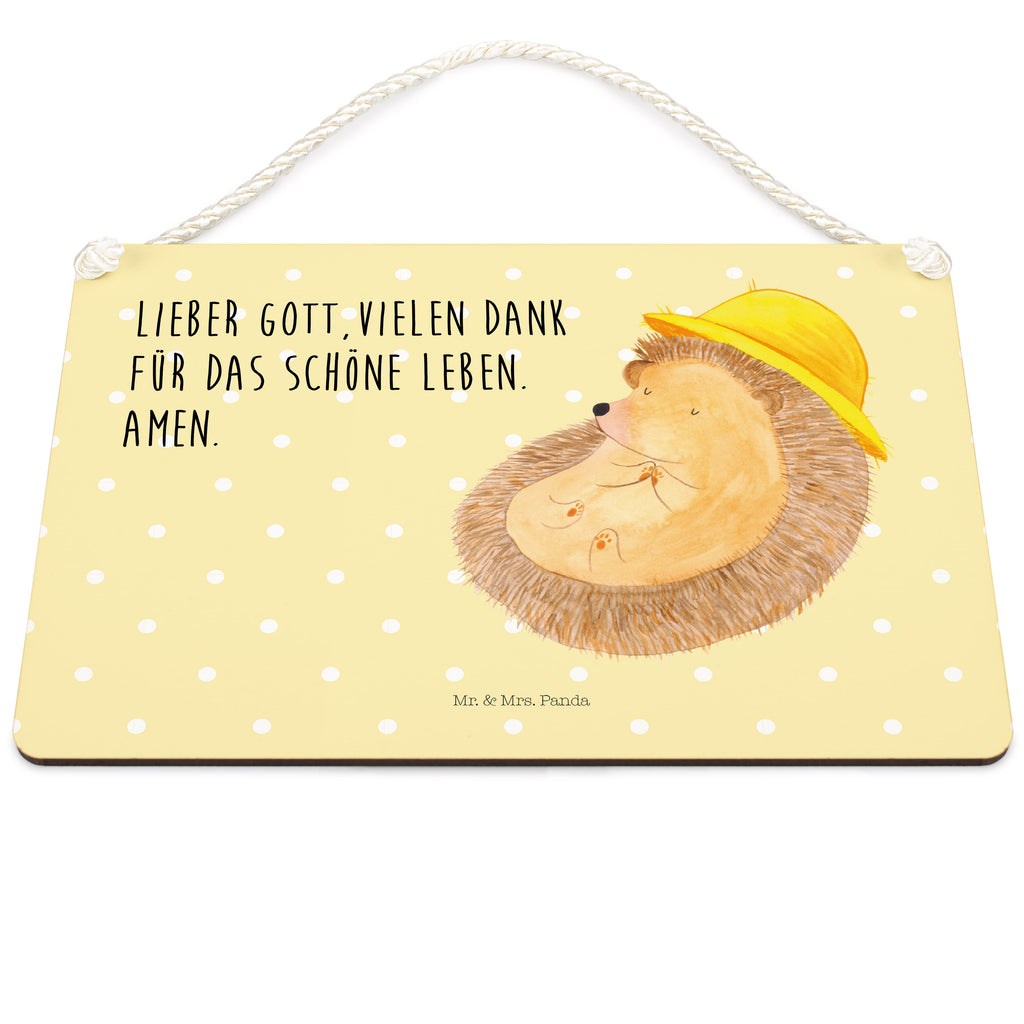 Deko Schild Igel betet Dekoschild, Deko Schild, Schild, Tür Schild, Türschild, Holzschild, Wandschild, Wanddeko, Tiermotive, Gute Laune, lustige Sprüche, Tiere, Igel, Igel mit Hut, Sonnenhut, Gott, Amen, beten, Leben, Dankbarkeit, Dankbar sein, dankbar, genießen