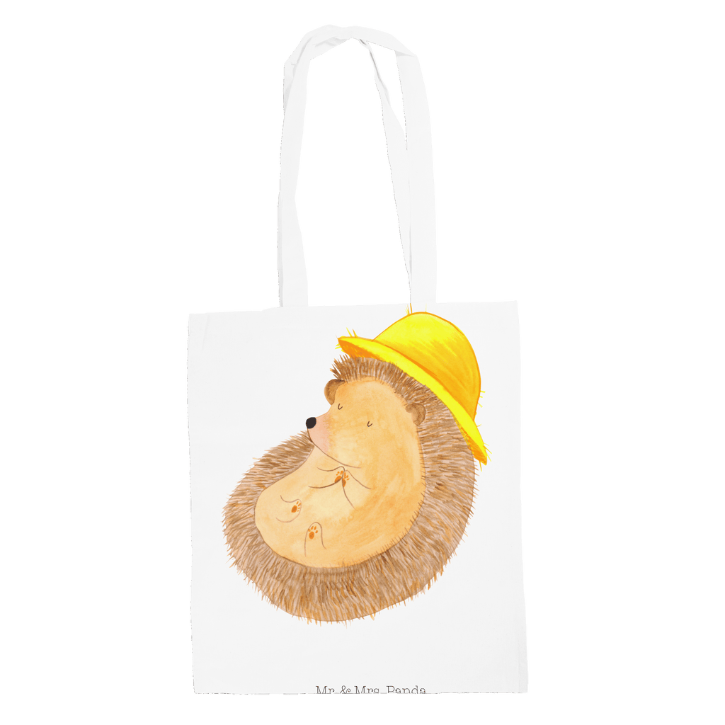 Tragetasche Igel betet Beuteltasche, Beutel, Einkaufstasche, Jutebeutel, Stoffbeutel, Tiermotive, Gute Laune, lustige Sprüche, Tiere, Igel, Igel mit Hut, Sonnenhut, Gott, Amen, beten, Leben, Dankbarkeit, Dankbar sein, dankbar, genießen