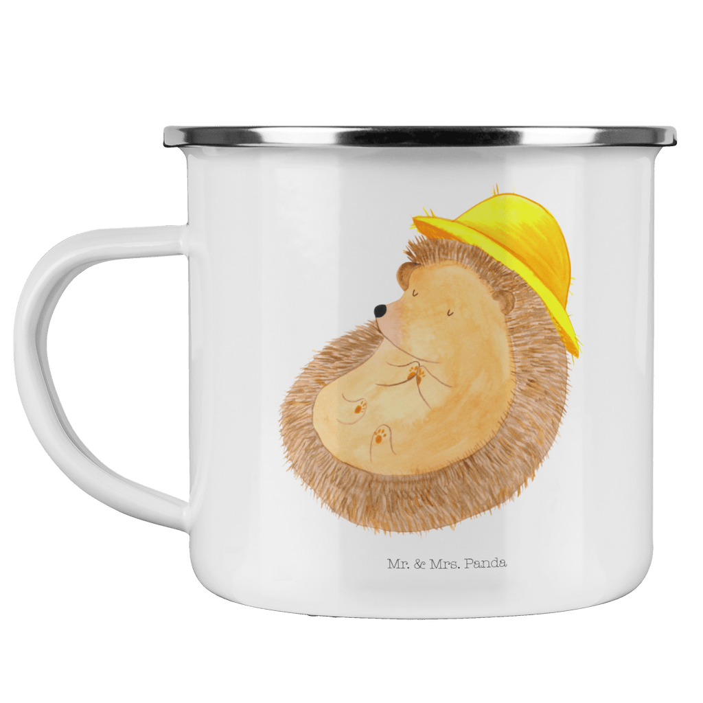 Camping Emaille Tasse Igel betet Campingtasse, Trinkbecher, Metalltasse, Outdoor Tasse, Emaille Trinkbecher, Blechtasse Outdoor, Emaille Campingbecher, Edelstahl Trinkbecher, Metalltasse für Camping, Kaffee Blechtasse, Camping Tasse Metall, Tiermotive, Gute Laune, lustige Sprüche, Tiere, Igel, Igel mit Hut, Sonnenhut, Gott, Amen, beten, Leben, Dankbarkeit, Dankbar sein, dankbar, genießen