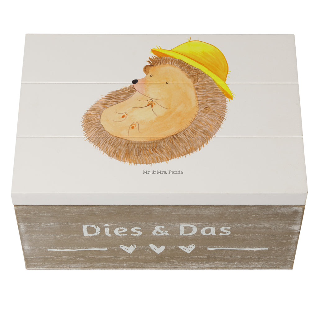 Holzkiste Igel betet Holzkiste, Kiste, Schatzkiste, Truhe, Schatulle, XXL, Erinnerungsbox, Erinnerungskiste, Dekokiste, Aufbewahrungsbox, Tiermotive, Gute Laune, lustige Sprüche, Tiere, Igel, Igel mit Hut, Sonnenhut, Gott, Amen, beten, Leben, Dankbarkeit, Dankbar sein, dankbar, genießen