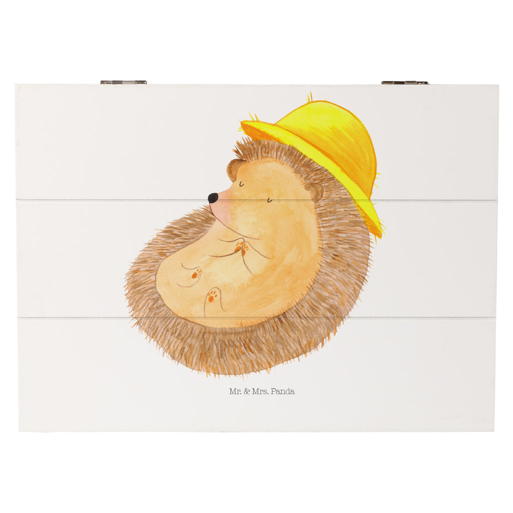 Holzkiste Igel betet Holzkiste, Kiste, Schatzkiste, Truhe, Schatulle, XXL, Erinnerungsbox, Erinnerungskiste, Dekokiste, Aufbewahrungsbox, Tiermotive, Gute Laune, lustige Sprüche, Tiere, Igel, Igel mit Hut, Sonnenhut, Gott, Amen, beten, Leben, Dankbarkeit, Dankbar sein, dankbar, genießen