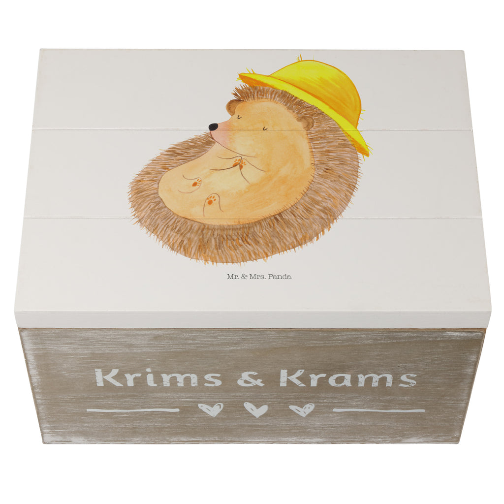 Holzkiste Igel betet Holzkiste, Kiste, Schatzkiste, Truhe, Schatulle, XXL, Erinnerungsbox, Erinnerungskiste, Dekokiste, Aufbewahrungsbox, Tiermotive, Gute Laune, lustige Sprüche, Tiere, Igel, Igel mit Hut, Sonnenhut, Gott, Amen, beten, Leben, Dankbarkeit, Dankbar sein, dankbar, genießen