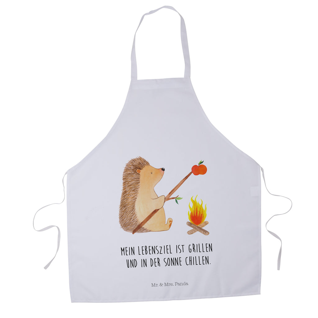 Kochschürze Igel grillt Schürze, Backschürze, Küchenschürze, Grillschürze, Latzschürze, Tiermotive, Gute Laune, lustige Sprüche, Tiere, Igel, Grillen, Ziele, Motivation, arbeitslos, Sinn des Lebens, Spruch