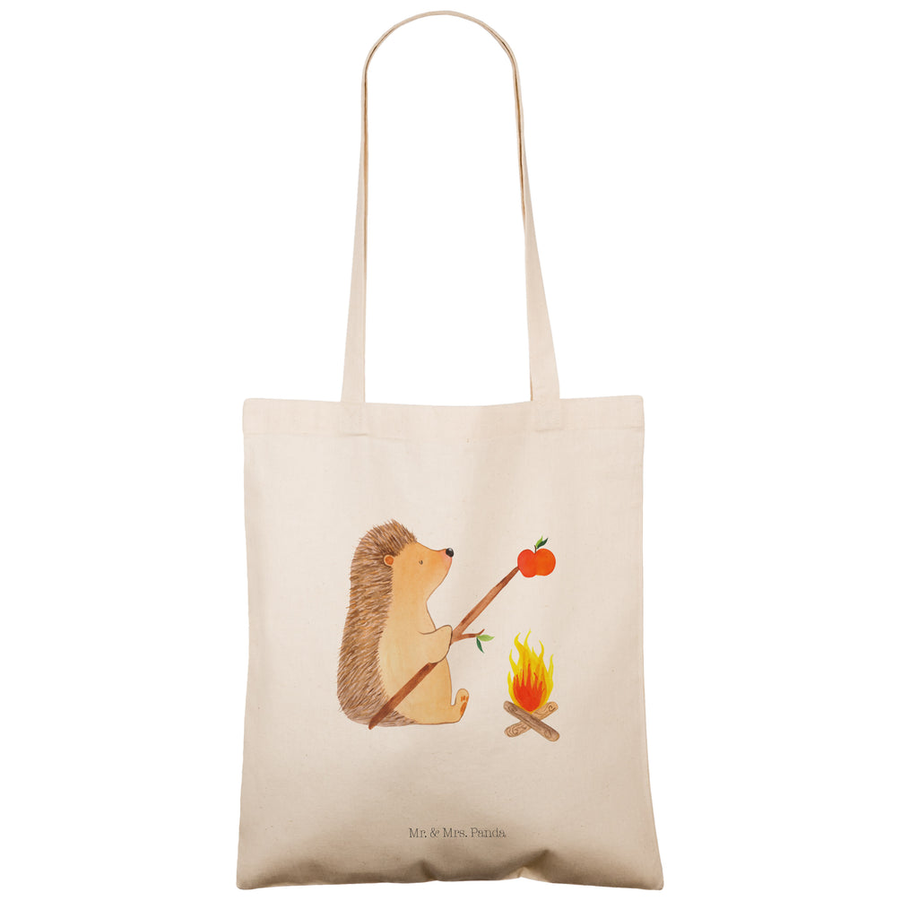 Tragetasche Igel grillt Beuteltasche, Beutel, Einkaufstasche, Jutebeutel, Stoffbeutel, Tiermotive, Gute Laune, lustige Sprüche, Tiere, Igel, Grillen, Ziele, Motivation, arbeitslos, Sinn des Lebens, Spruch