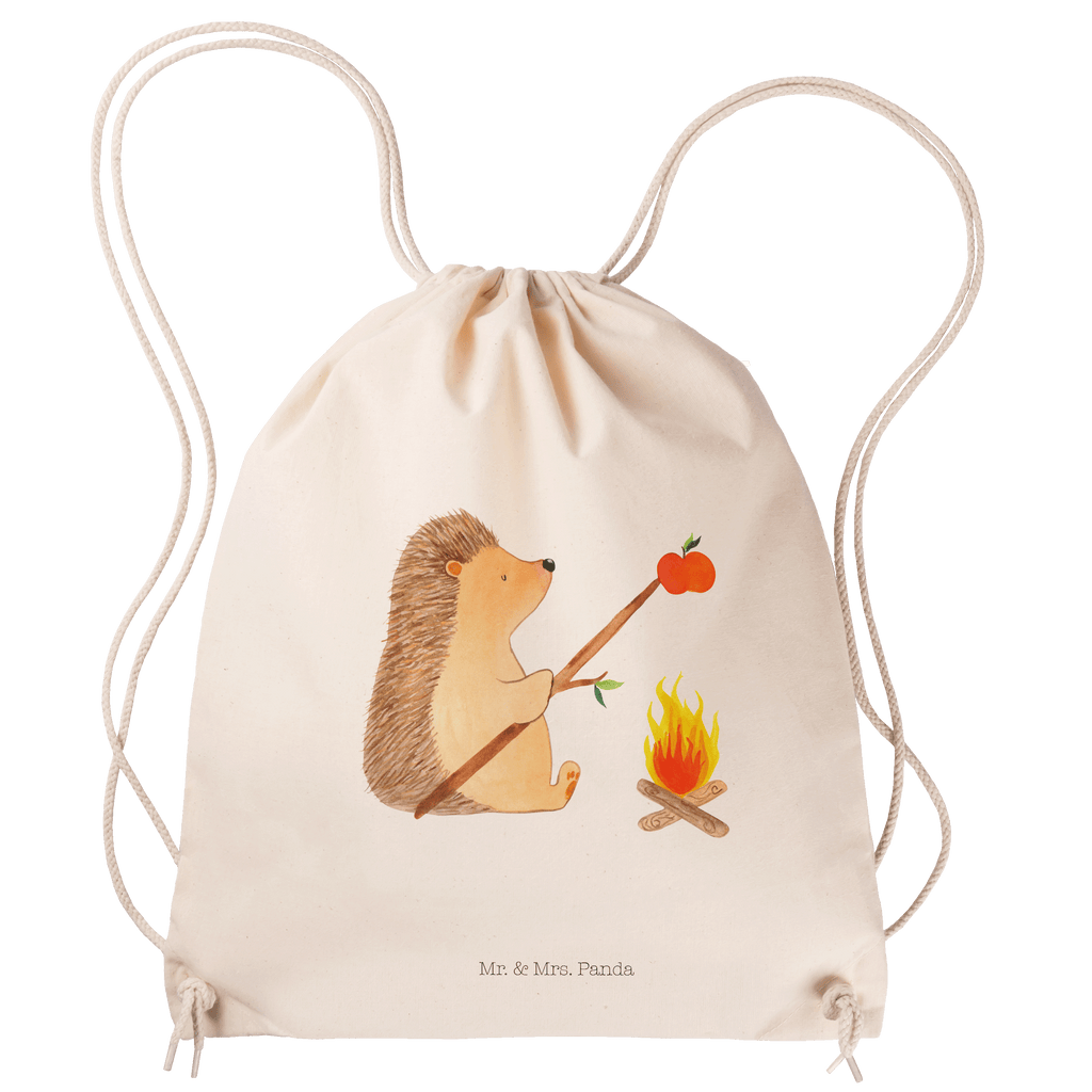 Sportbeutel Igel grillt Turnbeutel, Beutel, Sporttasche, Tasche, Stoffbeutel, Tiermotive, Gute Laune, lustige Sprüche, Tiere, Igel, Grillen, Ziele, Motivation, arbeitslos, Sinn des Lebens, Spruch