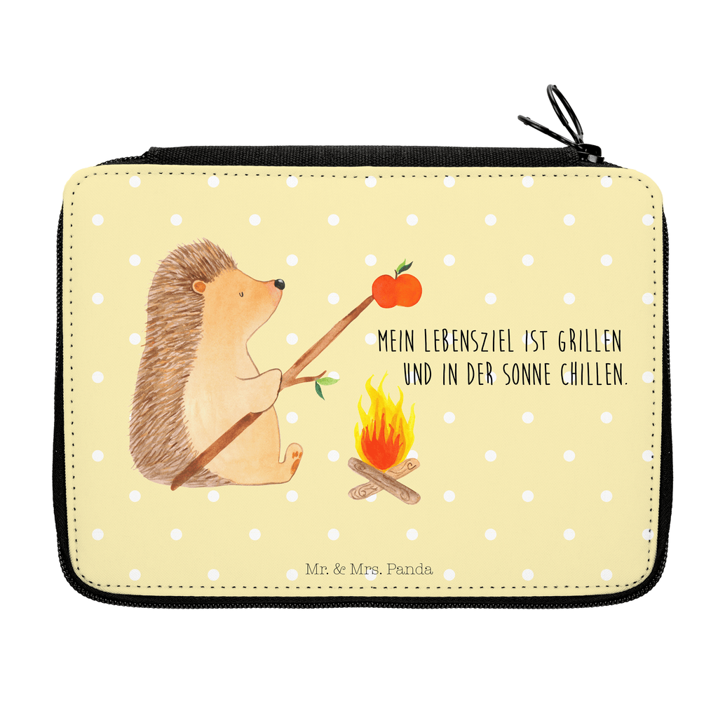 Federmappe Igel grillt Federmappe, Stiftetasche, Stifte Etui, Schule, Einschulung, Geschenk, Kind, Schüler, Schülerin, Stifterolle, Federmäppchen, Motiv, Grundschule, Federmäppchen bedruckt, Büro Stifte Etui, Bestückte Federmappe, Kinder Federmappe, Federmappe Einschulung, Tiermotive, Gute Laune, lustige Sprüche, Tiere, Igel, Grillen, Ziele, Motivation, arbeitslos, Sinn des Lebens, Spruch