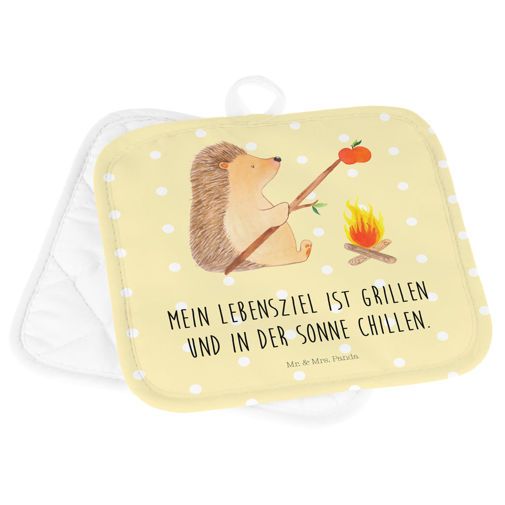 2er Set Topflappen  Igel grillt Topflappen, Topfuntersetzer, Ofenhandschuh, Topflappen Set, Topflappen lustig, Topflappen mit Spruch, Tiermotive, Gute Laune, lustige Sprüche, Tiere, Igel, Grillen, Ziele, Motivation, arbeitslos, Sinn des Lebens, Spruch