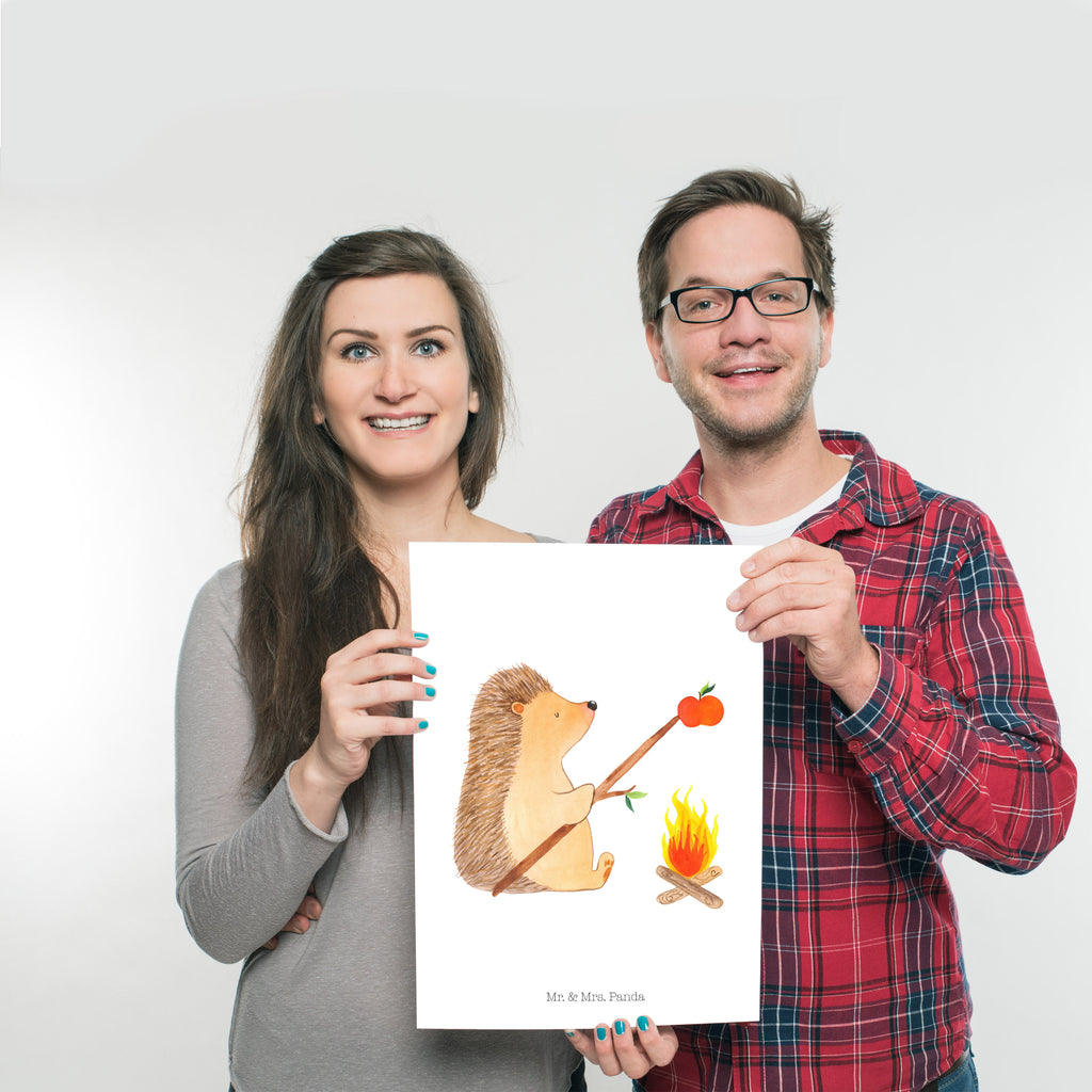 Poster Igel grillt Poster, Wandposter, Bild, Wanddeko, Küchenposter, Kinderposter, Wanddeko Bild, Raumdekoration, Wanddekoration, Handgemaltes Poster, Mr. & Mrs. Panda Poster, Designposter, Kunstdruck, Posterdruck, Tiermotive, Gute Laune, lustige Sprüche, Tiere, Igel, Grillen, Ziele, Motivation, arbeitslos, Sinn des Lebens, Spruch