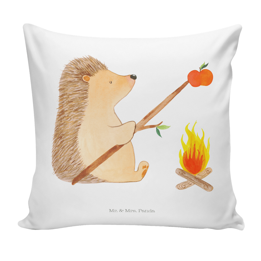 40x40 Kissen Igel grillt Kissenhülle, Kopfkissen, Sofakissen, Dekokissen, Motivkissen, Tiermotive, Gute Laune, lustige Sprüche, Tiere, Igel, Grillen, Ziele, Motivation, arbeitslos, Sinn des Lebens, Spruch