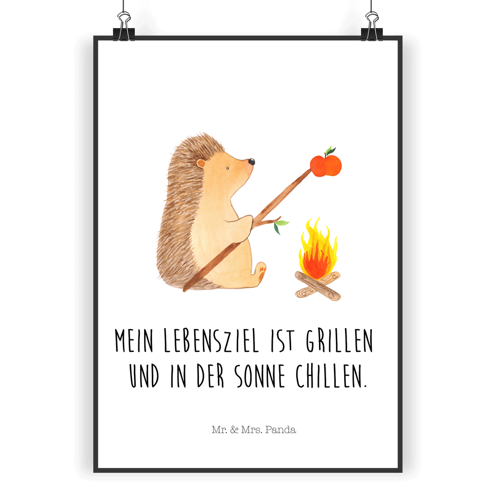 Poster Igel grillt Poster, Wandposter, Bild, Wanddeko, Küchenposter, Kinderposter, Wanddeko Bild, Raumdekoration, Wanddekoration, Handgemaltes Poster, Mr. & Mrs. Panda Poster, Designposter, Kunstdruck, Posterdruck, Tiermotive, Gute Laune, lustige Sprüche, Tiere, Igel, Grillen, Ziele, Motivation, arbeitslos, Sinn des Lebens, Spruch
