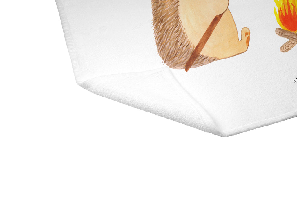 Gäste Handtuch Igel grillt Gästetuch, Reisehandtuch, Sport Handtuch, Frottier, Kinder Handtuch, Tiermotive, Gute Laune, lustige Sprüche, Tiere, Igel, Grillen, Ziele, Motivation, arbeitslos, Sinn des Lebens, Spruch