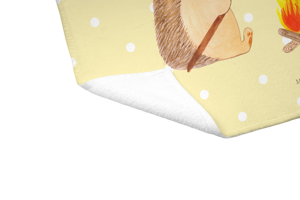 Gäste Handtuch Igel grillt Gästetuch, Reisehandtuch, Sport Handtuch, Frottier, Kinder Handtuch, Tiermotive, Gute Laune, lustige Sprüche, Tiere, Igel, Grillen, Ziele, Motivation, arbeitslos, Sinn des Lebens, Spruch