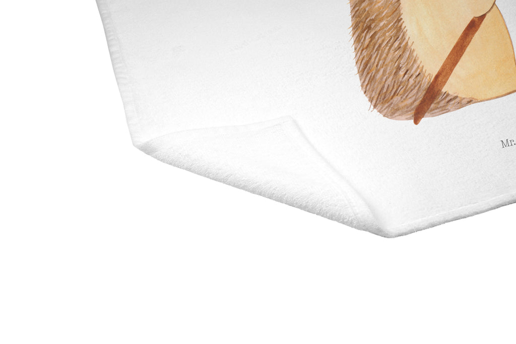 Gäste Handtuch Igel grillt Gästetuch, Reisehandtuch, Sport Handtuch, Frottier, Kinder Handtuch, Tiermotive, Gute Laune, lustige Sprüche, Tiere, Igel, Grillen, Ziele, Motivation, arbeitslos, Sinn des Lebens, Spruch