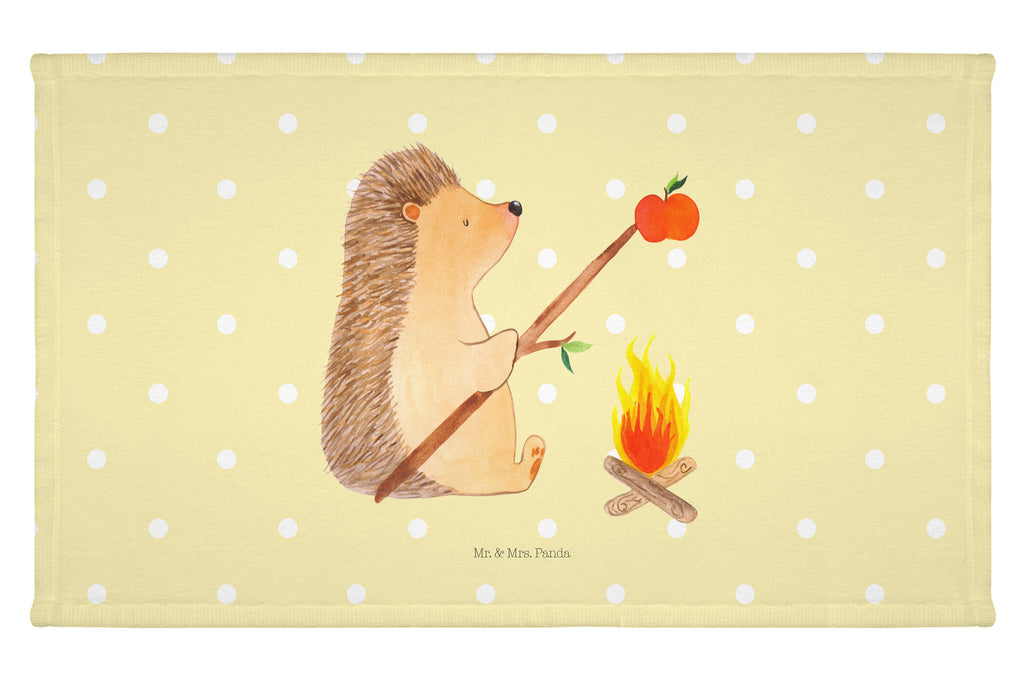 Gäste Handtuch Igel grillt Gästetuch, Reisehandtuch, Sport Handtuch, Frottier, Kinder Handtuch, Tiermotive, Gute Laune, lustige Sprüche, Tiere, Igel, Grillen, Ziele, Motivation, arbeitslos, Sinn des Lebens, Spruch