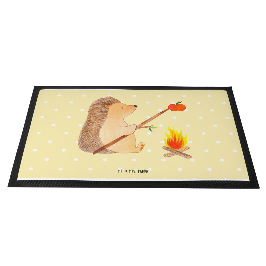 Fußmatte Igel grillt Türvorleger, Schmutzmatte, Fußabtreter, Matte, Schmutzfänger, Fußabstreifer, Schmutzfangmatte, Türmatte, Motivfußmatte, Haustürmatte, Vorleger, Tiermotive, Gute Laune, lustige Sprüche, Tiere, Igel, Grillen, Ziele, Motivation, arbeitslos, Sinn des Lebens, Spruch