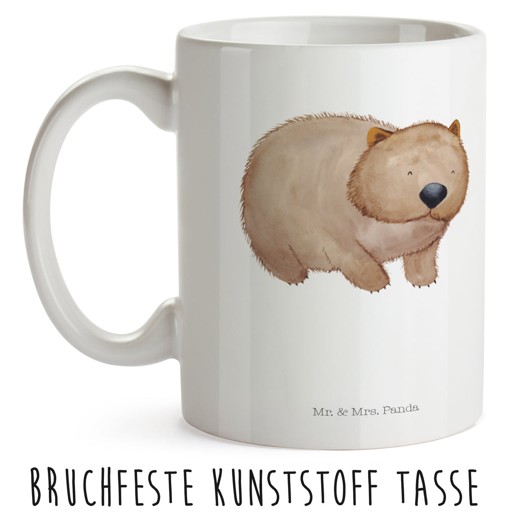 Kindertasse Wombat Kunststoff Tasse, Kindergarten, Tasse, Trinkbecher, Camping Becher, Kaffeetasse, Kunststoffbecher, Kindergartenbecher, Outdoorgeschirr, Kunststoffgeschirr, Reisebecher, Reisetasse, Kinderbecher, Tiermotive, Gute Laune, lustige Sprüche, Tiere, Wombat, Das Leben ist schön, Motivation, Spruch, Australien