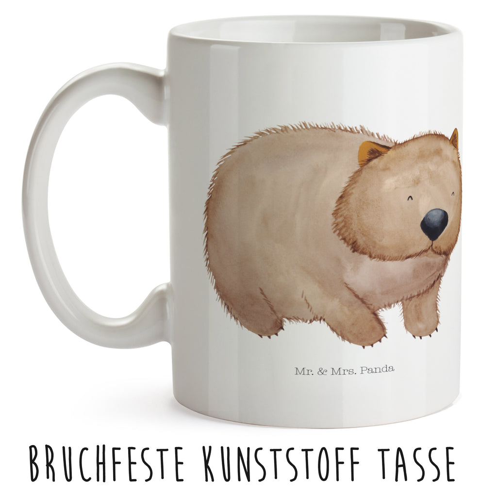 Kindertasse Wombat Kunststoff Tasse, Kindergarten, Tasse, Trinkbecher, Camping Becher, Kaffeetasse, Kunststoffbecher, Kindergartenbecher, Outdoorgeschirr, Kunststoffgeschirr, Reisebecher, Reisetasse, Kinderbecher, Tiermotive, Gute Laune, lustige Sprüche, Tiere, Wombat, Das Leben ist schön, Motivation, Spruch, Australien