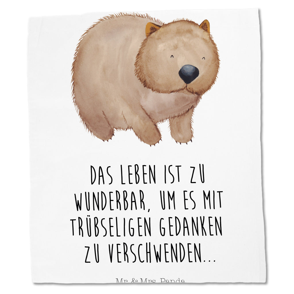 Tragetasche Wombat Beuteltasche, Beutel, Einkaufstasche, Jutebeutel, Stoffbeutel, Tiermotive, Gute Laune, lustige Sprüche, Tiere, Wombat, Das Leben ist schön, Motivation, Spruch, Australien