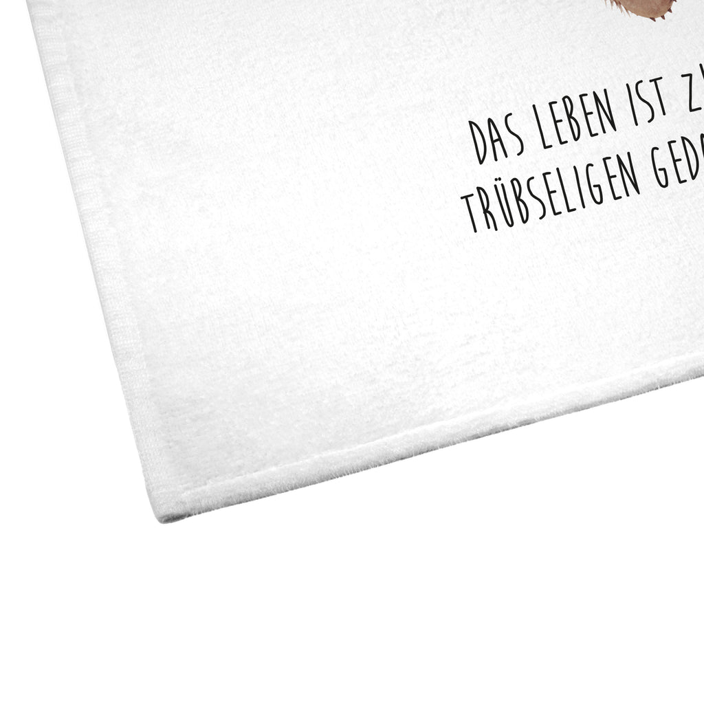 50 x 100 Handtuch Wombat Handtuch, Badehandtuch, Badezimmer, Handtücher, groß, Kinder, Baby, Tiermotive, Gute Laune, lustige Sprüche, Tiere, Wombat, Das Leben ist schön, Motivation, Spruch, Australien