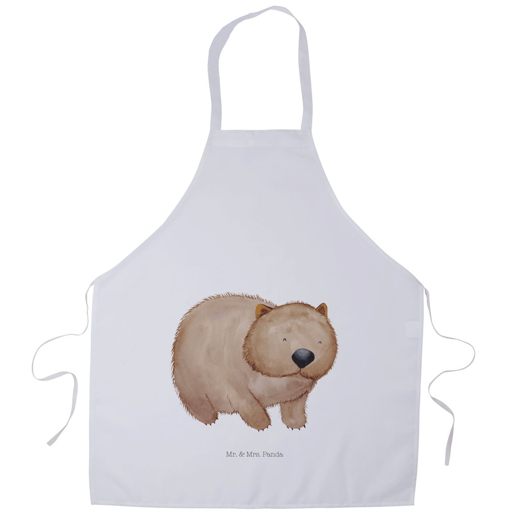 Kochschürze Wombat Schürze, Backschürze, Küchenschürze, Grillschürze, Latzschürze, Tiermotive, Gute Laune, lustige Sprüche, Tiere, Wombat, Das Leben ist schön, Motivation, Spruch, Australien