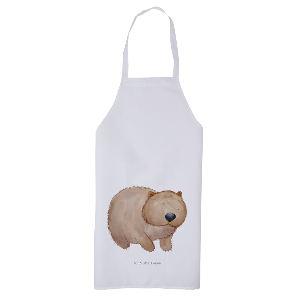Kochschürze Wombat Schürze, Backschürze, Küchenschürze, Grillschürze, Latzschürze, Tiermotive, Gute Laune, lustige Sprüche, Tiere, Wombat, Das Leben ist schön, Motivation, Spruch, Australien