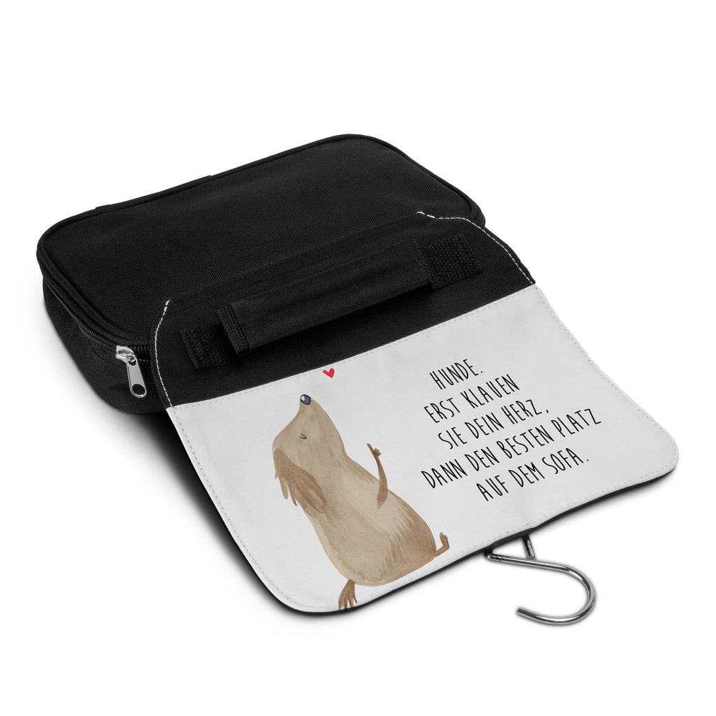Kulturbeutel Hund Liebe Kulturbeutel, Zum Aufhängen, Waschtasche, Kosmetiktasche, Damen, Herren, Aufbewahrungstasche, Schminktasche, Kosmetikbeutel, Organizer, Kulturtasche, Schminkutensil, Hund, Hundemotiv, Haustier, Hunderasse, Tierliebhaber, Hundebesitzer, Sprüche, Liebe, Hundeglück, Hundeliebe, Hunde, Frauchen