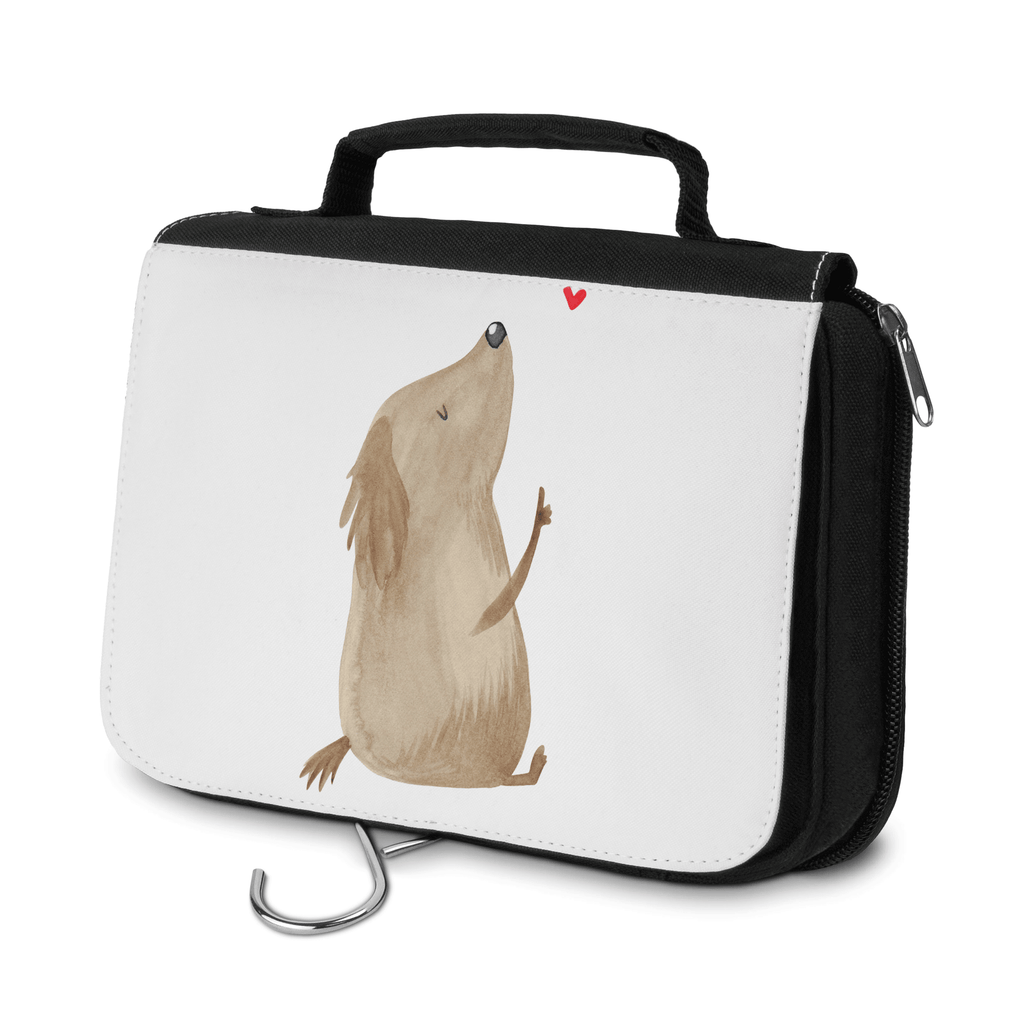 Kulturbeutel Hund Liebe Kulturbeutel, Zum Aufhängen, Waschtasche, Kosmetiktasche, Damen, Herren, Aufbewahrungstasche, Schminktasche, Kosmetikbeutel, Organizer, Kulturtasche, Schminkutensil, Hund, Hundemotiv, Haustier, Hunderasse, Tierliebhaber, Hundebesitzer, Sprüche, Liebe, Hundeglück, Hundeliebe, Hunde, Frauchen