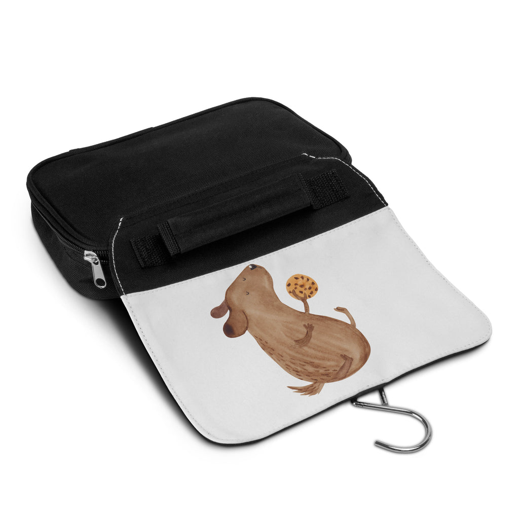 Kulturbeutel Hund Keks Kulturbeutel, Zum Aufhängen, Waschtasche, Kosmetiktasche, Damen, Herren, Aufbewahrungstasche, Schminktasche, Kosmetikbeutel, Organizer, Kulturtasche, Schminkutensil, Hund, Hundemotiv, Haustier, Hunderasse, Tierliebhaber, Hundebesitzer, Sprüche, Hundekekse, Leckerli, Hundeleckerli, Hundesnacks